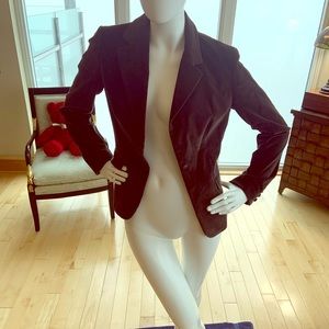Tahari velveteen blazer